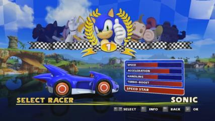 Sonic and SEGA All Stars Racing Screenthot 2